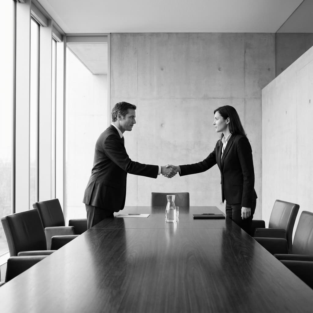 Professional business meeting